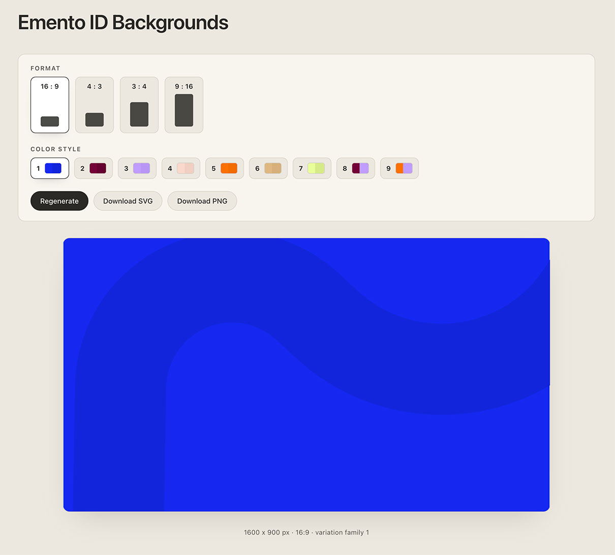 emento id bg generator